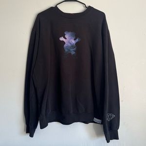 Diamond x grizzly space bear sweater